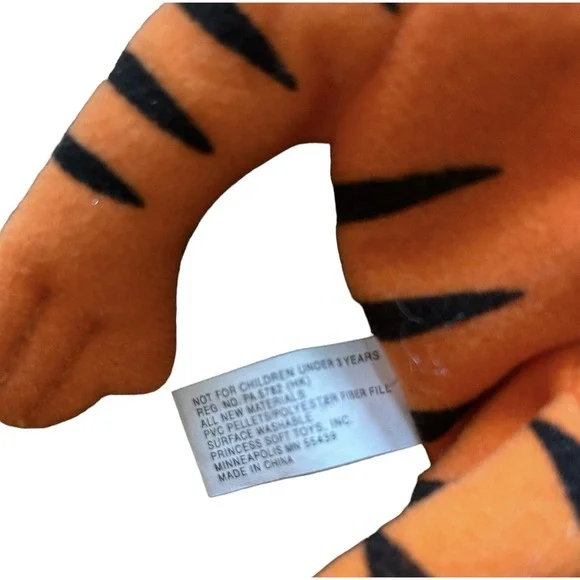 Vintage 1997 Kellogg's Frosted Flakes Cereal Tony the Tiger Beanie Plush - Picture 4 of 5